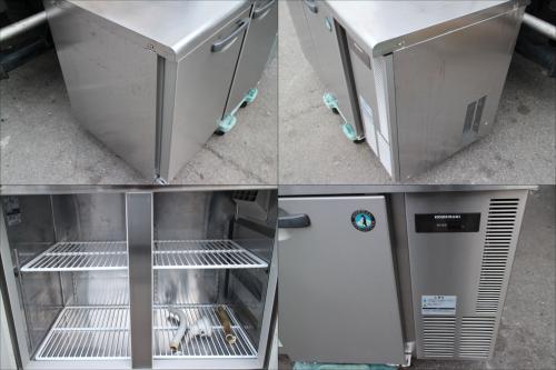 【全体的に綺麗/直接引取-大阪】ホシザキ 業務用冷蔵庫 RT-120SNC W120cm×D60cm×H82cm 80kg 100V 台下 厨房 2ドア 中古